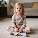 Girls Soft Stretch Leggings Made from Organic Cotton